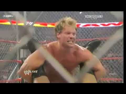 Batista vs Chris Jericho steel Cage Match raw November 2008 part 2