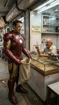 Iron Man will make a golden suit for himself ? What are these people #ai #ironman #iran #marvel