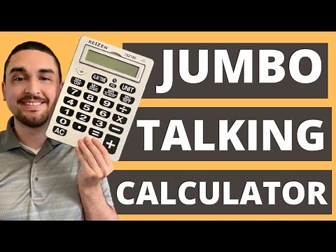 Reizen Large Jumbo Talking Calculator Review