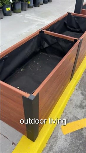 Western Red Cedar Garden Beds Installed at Canadian Tire