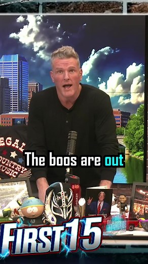 THEY'RE BOOING RENEGADE IN PITTSBURGH. @Pittsburgh Steelers #pittsburgh #pittsburghsteelers #renegade #patmcafee #thepatmcafeeshow