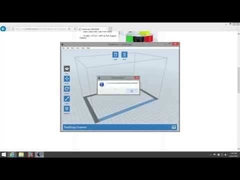 FlashPrint Windows PC Software Install: Part 3 Flashforge Dreamer 3D Printer Setup