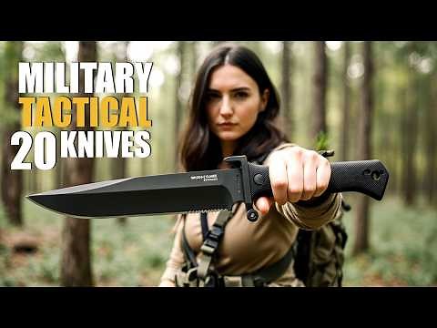 20 Incredible Military Tactical Knives for Survival and Self Defense ▶2 | Cold Steel or TOPS Knives?