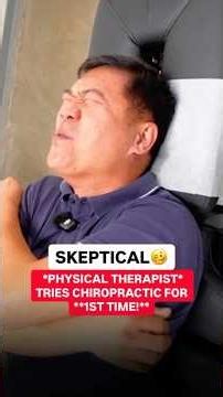 TURNED HIM INTO A BELIEVER😤 (HIS REACTION) #chiropractic #backpain #neckpain #trending