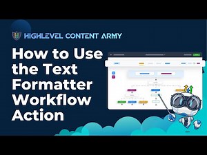 How to Use the Text Formatter Workflow Action