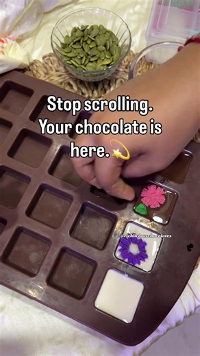 Stop Scrolling. Your Chocolate Is Here! ✨🍫 | Handmade Luxury Chocolate Cubes #shorts #chocolateart