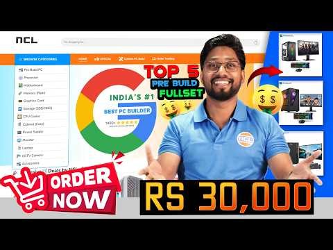 Best Full Set PC Build 2026 💻 Top 5 Budget PC for Gaming, Editing & Trading (₹15K–₹40K)