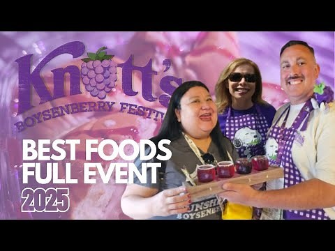 Knott's Boysenberry Festival 2025 | Full Event | Tasting Card | Dining Plan | Shows