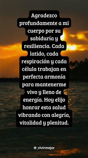 🧠 Afirmaciones POSITIVAS de GRATITUD por tener SALUD #motivacion #gratitud #salud #fe