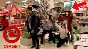 Bucket prank chaos unfolds in Target store