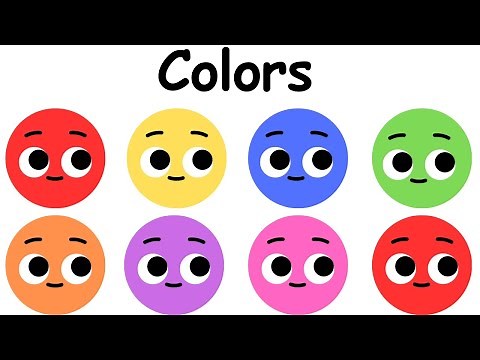 Color Names | Names of Colors in English | Learn Colors | English Educational Video