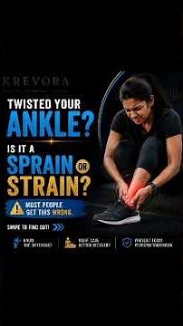 Sprain vs Strain – What's the Difference? #physiotherapy #sprain #straining #rehabtips #musclepain