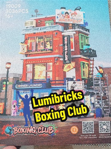 Finally starting the @LUMIBRICKS Boxing Club today!! ❤️❤️ #boxing #muhammedali #rocky #buildingblocks #lego