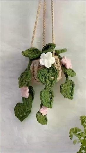 Crochet Hanging Plants 🌺 Plant Pot 🌿 R137 #crochet #hangingplants
