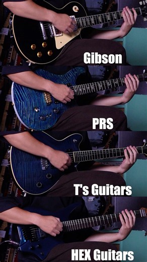 【Crazy Train】4 Guitars, 1 Riff. どの音が好き？