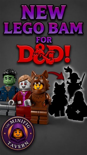 New LEGO Buildable Minifigures for D&D! 🎃⚔️🐺