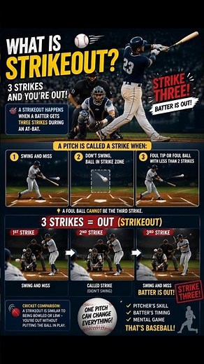 Three strikes and you're out! Baseball's toughest dismissal explained. ⚾👊