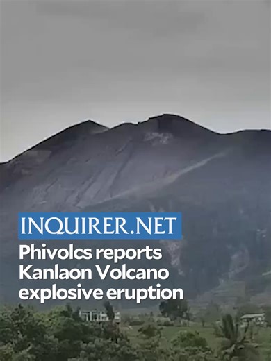Kanlaon Volcano Eruption Update: Explosive Activity Reported