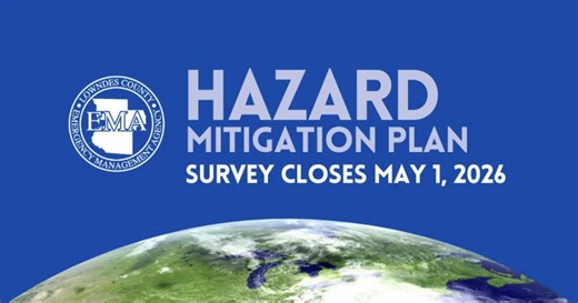 Lowndes County EMA seeks public input on hazard mitigation to plan ahead