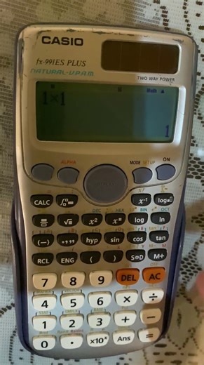 CASIO fx-991ES PLUS طريقه الضرب بالاله الحاسبه NATURAL-V.P.A.M