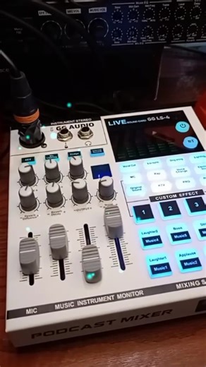 GG AUDIO MIXER STREAM 4X WITH LOOPBACK (FOR LIVE STREAMING & LIVE STAGE)