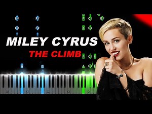 Miley Cyrus - The Climb Piano Tutorial