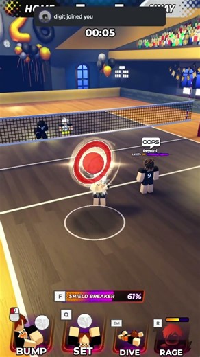 POV: You panicked on the last touch | Volleyball Legends #roblox #volleyballlegends