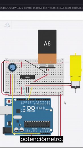 Control de velocidad de un motor con Arduino