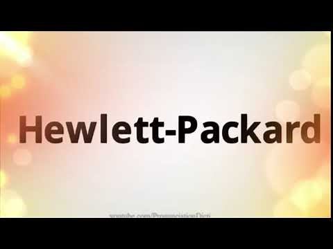 How to pronounce Hewlett Packard (HP)