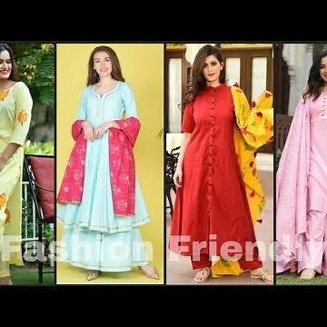 Latest cotton suit designs 2019 / Cotton suit designs 2019/ Dupatta suits - Fashion Friendly