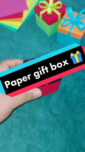 How to make paper gift box🎁✂️#championsleague2023 #500k #grow #foryou #CapCut