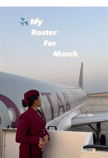 Qatar Airways March Roster Reveal for Cabin Crew