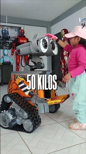 Bolivian ingenuity! He created a Wall-E and is now developing an AI robot