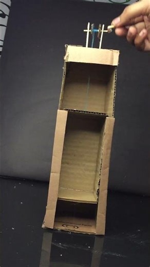 This Mini Lift Actually Works 🔥 DIY Elevator Machine USA #shorts