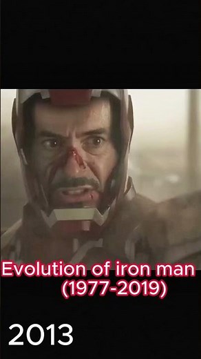 Evolution of iron man (1977 2019) #ironman #marvel