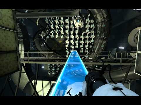 Portal 2 Walkthrough: Chapter 4, GLaDOS Test Chamber 20, 21 (Let's Play in 1080p HD)