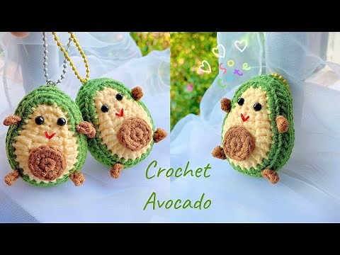 How To Crochet Avocado 🥑 | Avocado Amigurumi | Móc Trái Bơ | Xuxu Crochet