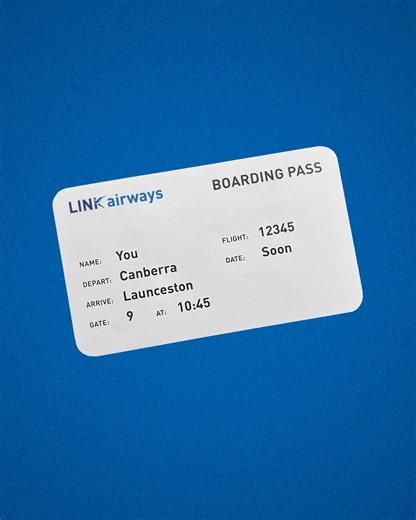 Big news! Link Airways is launching direct flights between Canberra and Launceston from 6 May 2026. - Flying 4 days a week – Mon, Wed, Fri & Sun - Full inflight service onboard the Saab 340B Plus - Fares from $339 one-way Book now at linkairways.com | Canberra Airport