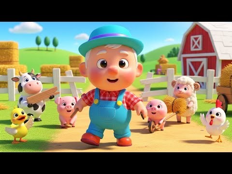 Old MacDonald’s Farm Needs Help Today! 🐄🚜 | Fun Farm Song for Kids