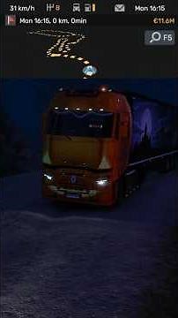 Stockholm 🇸🇪 to Brackenreach 🎃 - Euro Truck Simulator 2 | Timelapse #simulation #eurotrucksimulator2