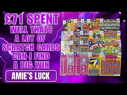 🎟️ £71 Scratch Card MEGA Session! Will I Hit the Jackpot?! 💥