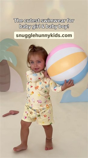 Cute Summer Baby Girl & Baby Boy Swimwear | Snuggle Hunny Organic Newborn & Baby Clothes