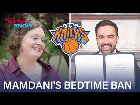 How Do NYC Kids Feel About Mamdani's Bedtime Repeal? Grace Kuhlenschmidt Finds Out | The Daily Show