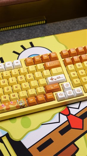 Cute and Fun AKKO SpongeBob 3098S Keyboard