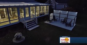 Add some extra privacy to your backyard with a portable deck from Sunspace West Michigan