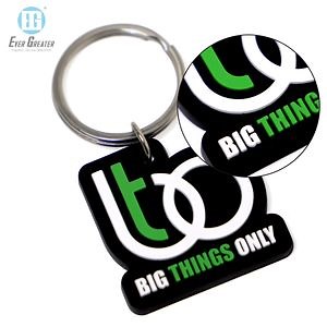[Hot Item] Promotional Business Gifts Customized Logo Keychain PVC Keychain Soft Rubber Customized Keychain