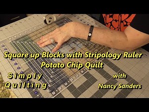 Square-up Blocks with Stripology Ruler ‪@simplyquiltingwithnancysanders‬