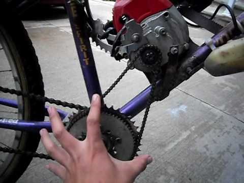 Homemade 33CC Gas/Motorized Bicycle