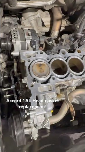 Accord head gasket replacement! #honda #mechanic