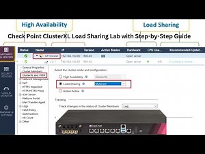 Check Point ClusterXL Load Sharing Lab with Step-by-Step Guide